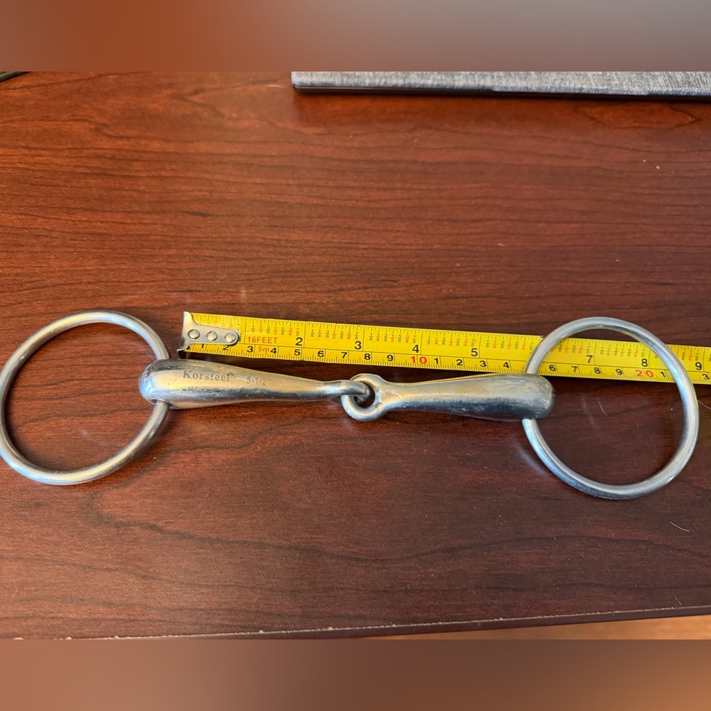 Korsteel 5.5” loose ring snaffle bit